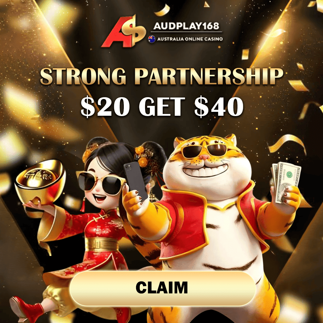 Audplay deposit 20 get 40 AUD pokies promotion banner — Audplay Australia