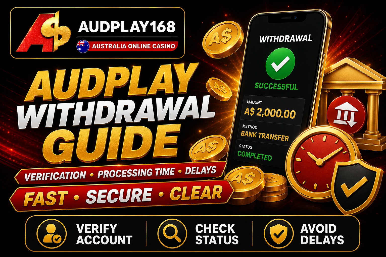 AUDPlay withdrawal