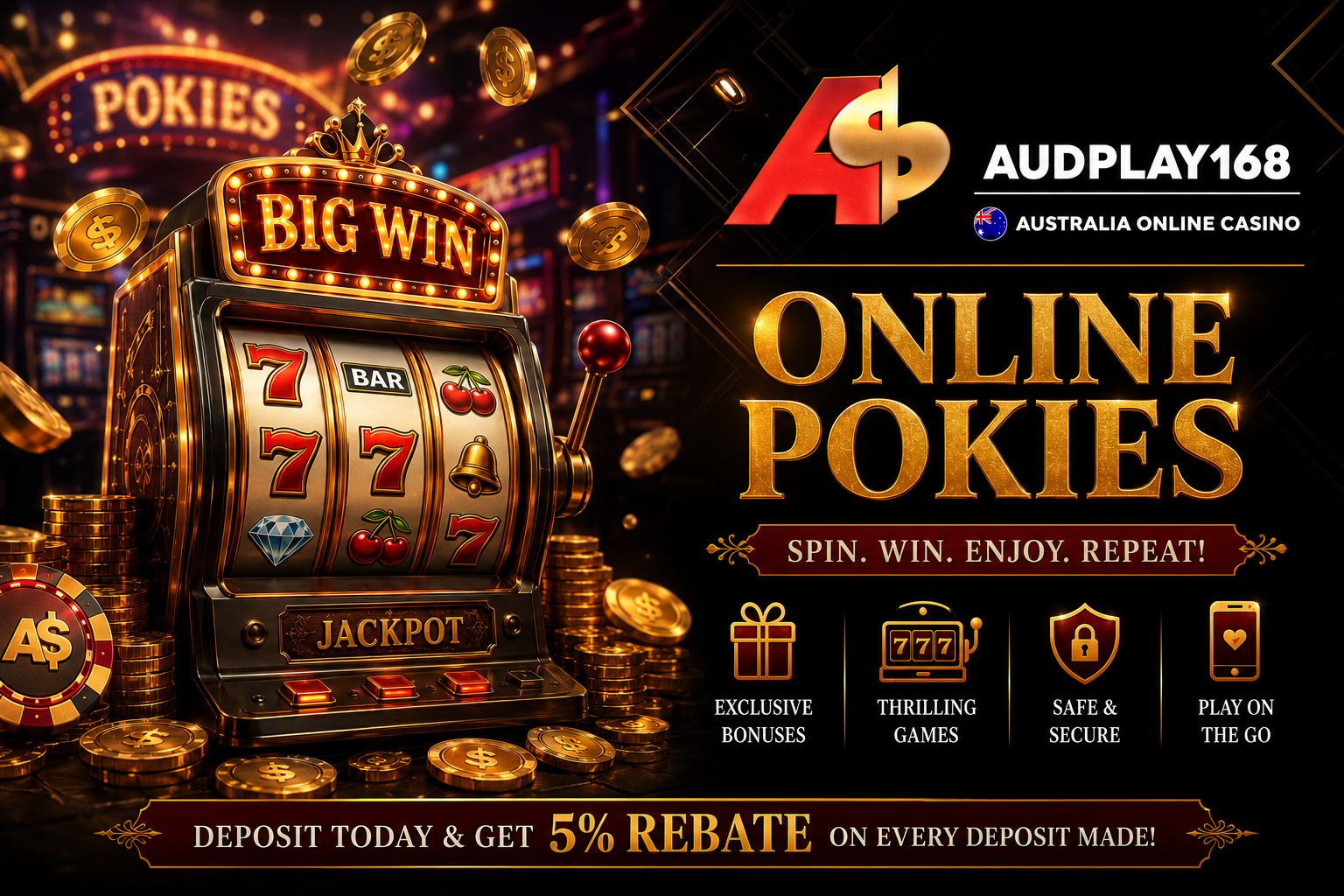 AUDPlay pokies